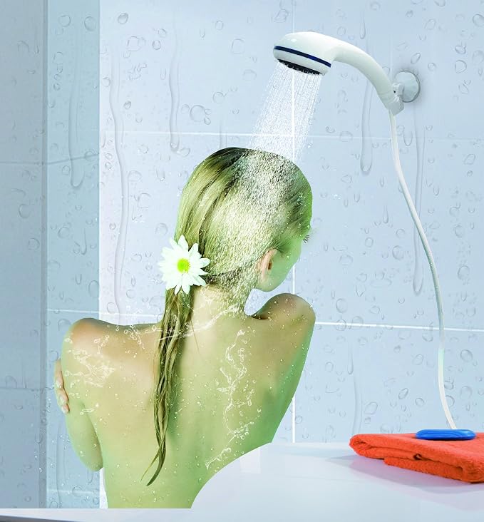 Iron Hammer Portable Shower Camping Shower Outdoor Shower Handheld Electric - Image 4