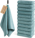 SEMAXE 12 Pack Hand Towels for Bathroom, 100% Cotton Towels by SEMAXE