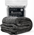 XL Car Drying Towel, 1300 GSM Professional Car Towel by WESTBROS