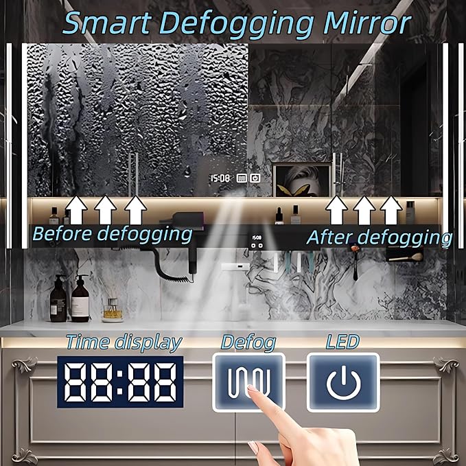 56IN Modern Bathroom Cabinet - Image 4