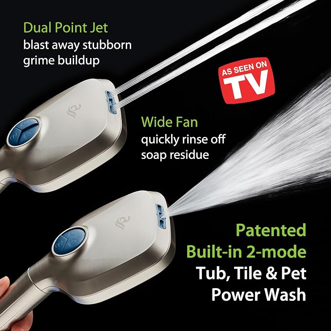 AquaCare High Pressure 10 Spray Mode Filtered Showerhead - Image 3