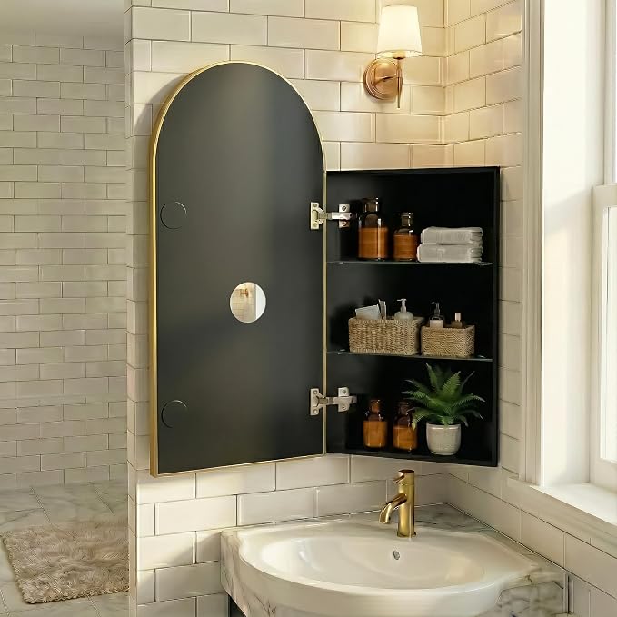 LED Corner Medicine Cabinet - Image 3