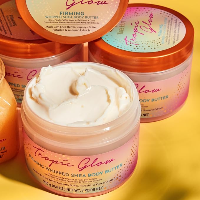 Tree Hut Tropic Glow Whipped Shea Body Butter, Long-Lasting Hydration - Image 4