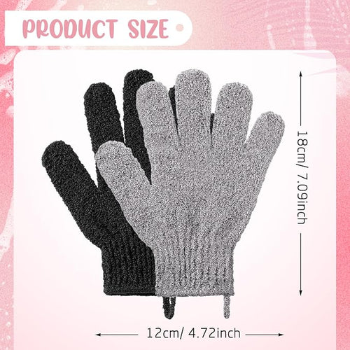 104 Pcs Exfoliating Glove Bulk Shower Gloves - Image 2