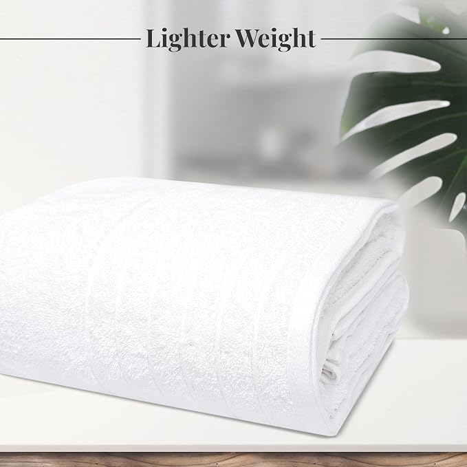 Tens Towels Pack of 1 Jumbo Bath Sheet 40 x 80 Inches, Extra Large & Light - Image 6