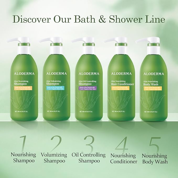 Aloderma Aloe Volumizing Shampoo - Image 9