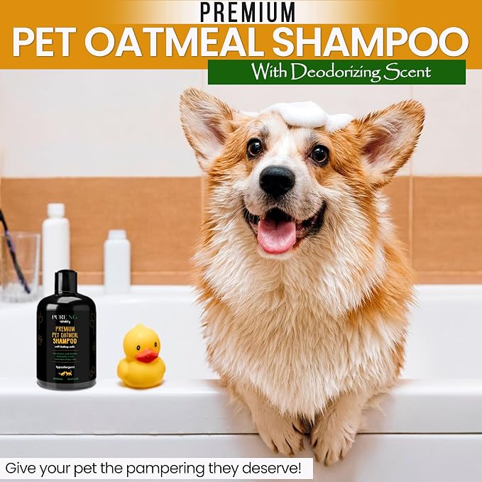 Dry Skin & Anti Itch Shampoo for Dogs | Oatmeal Dog Shampoo | Itchy Skin Relief - Image 2