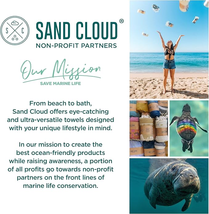 Sand Cloud Large Turkish Beach Towel - Image 6