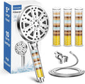 Filtered Shower Head with Handheld, FunnyAir Filtered Shower Head with 3-PCS by FunnyAir