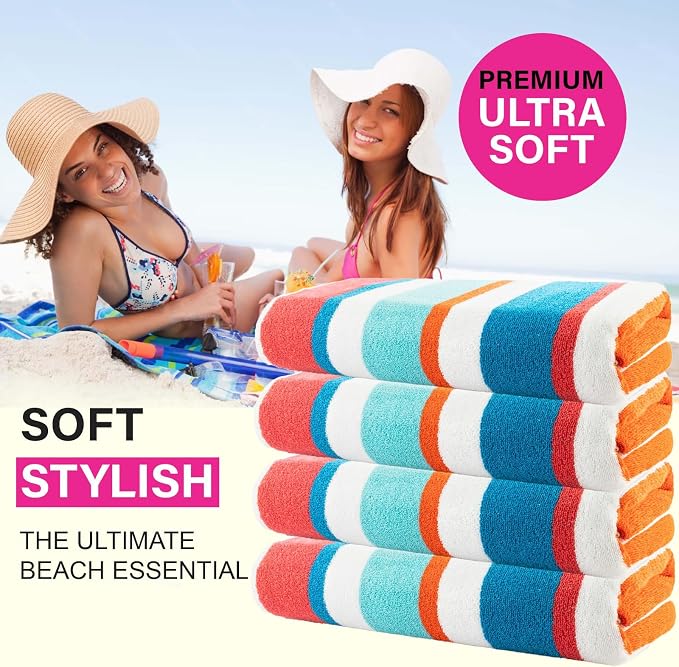 CASA COPENHAGEN Bora Bora Beach Towels Designed in Denmark Rough and Tough - Image 3
