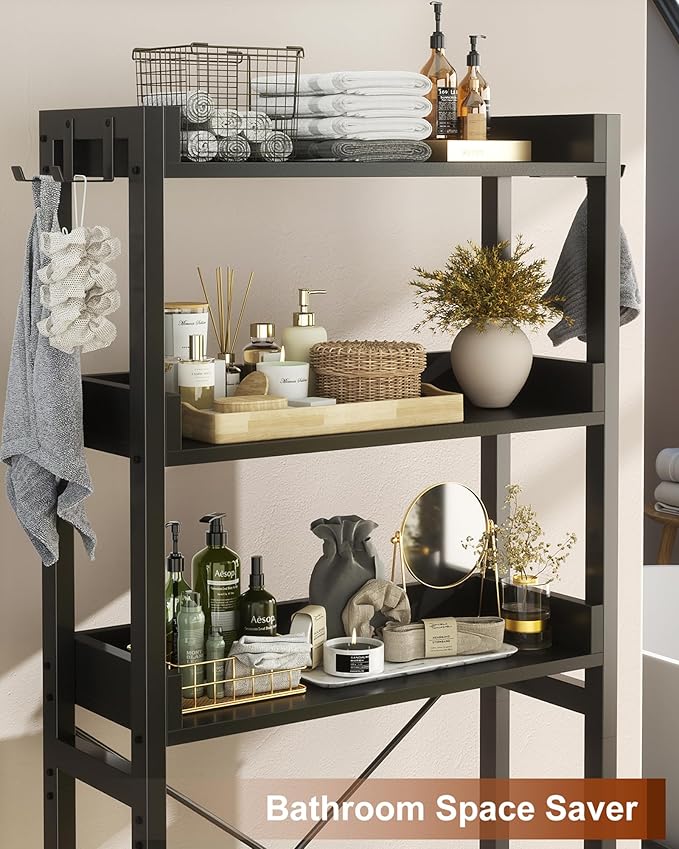 Ecoprsio Over-The-Toilet Storage Rack, 3-Tier Bathroom Organizer Shelf Over - Image 7