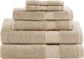 Comfort Spaces Turkish Bathroom Towel Set 6 Piece Luxury Bath Towel Set 2 Hand by ComfortSpaces