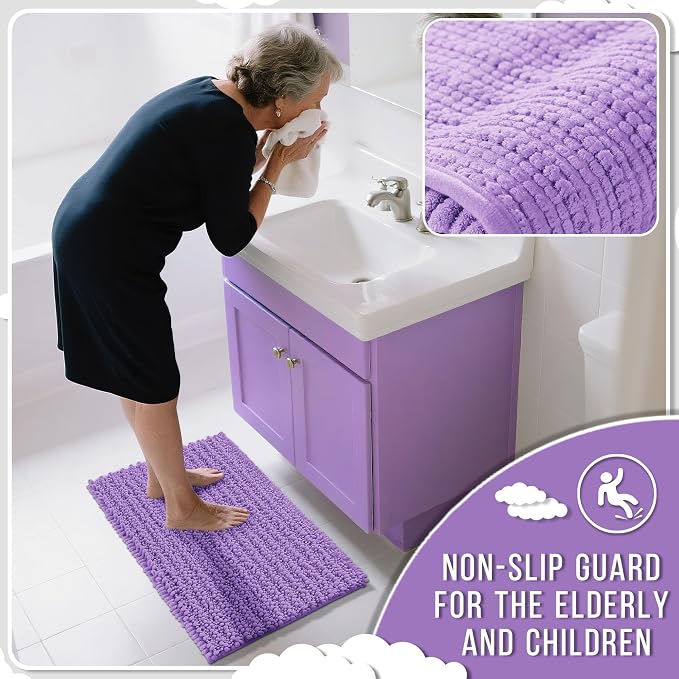 Yimobra Large Bathroom Rugs Non Slip Washable 36x24 Inch - Image 6