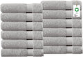 Delara 100% Organic Cotton Towels 650 GSM Plush Feather Touch Quick Dry Wash by Delara