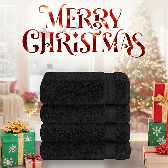 Cotton Paradise Hand Towels for Bathroom, 100% Cotton Turkish 4 Piece Hand - Image 2