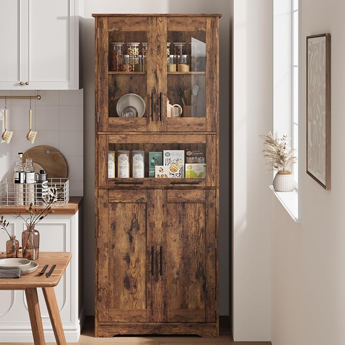 GAOMON Tall Bathroom Cabinet, Freestanding Storage Cabinet - Image 3
