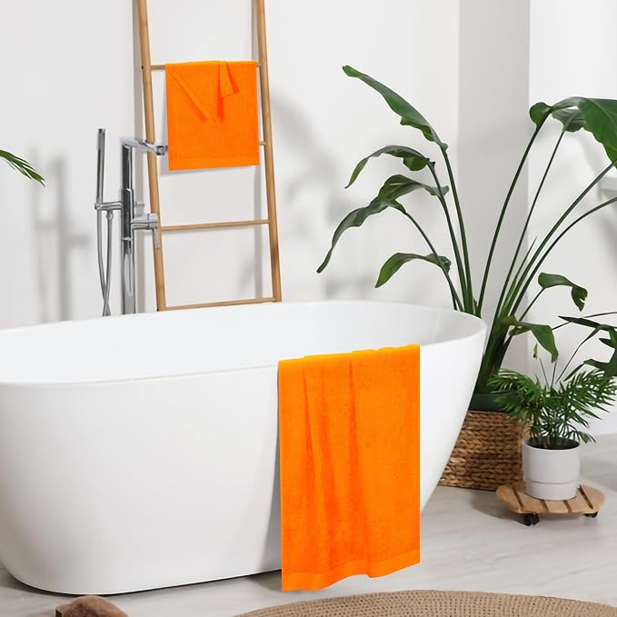 Ultra Soft 3 Pack Cotton Towel Set, Contains a Bath Towels 28x55 inch, a Hand - Image 5