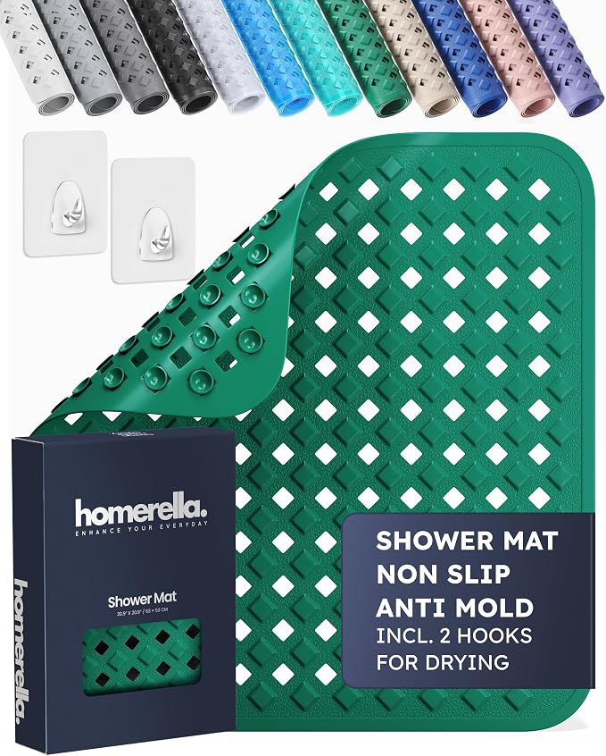 homerella® Shower Mat Non Slip Anti Mold, Non Slip Shower Mats by Homerella