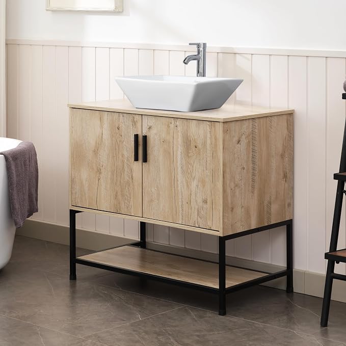 UEV Rustic Oak 36" Bathroom Vanity - Image 5