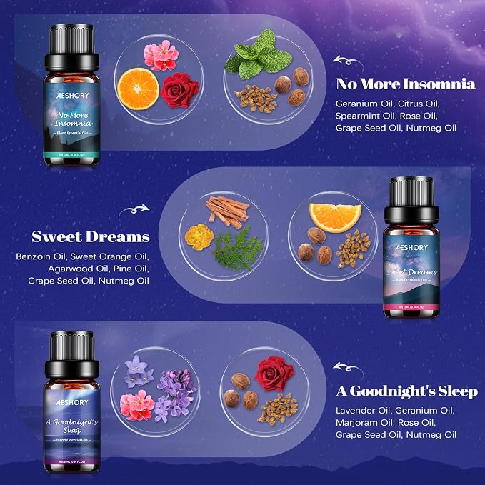 Sleep Essential Oils Set, Natural Essential Oil - Image 3