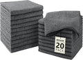 Washcloths - 20 Pack - Face Towels, Highly Soft Wash Cloths and Hand Towels by Unimade