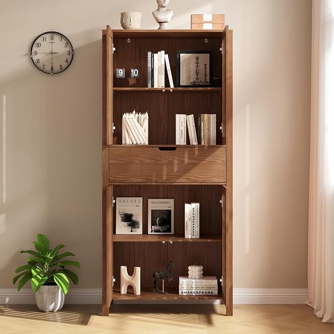69" Tall Farmhouse Storage Cabinet - Image 5