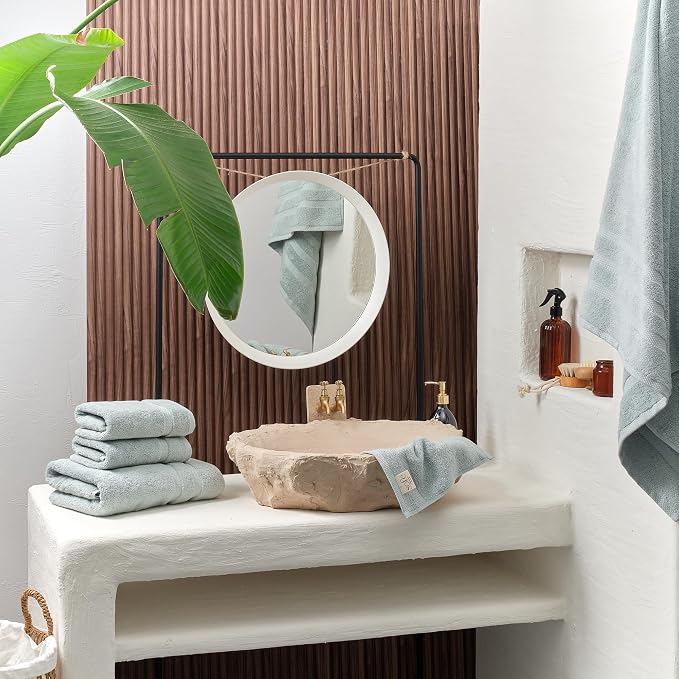 SOFE H&L | Olea Luxury Turkish Cotton Bath Towel Set of 1 : 1 Jumbo Bath Towel - Image 2