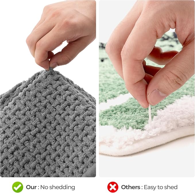 GRANNY SAYS Gray Bathroom Rugs, Absorbent Bath Mats - Image 7