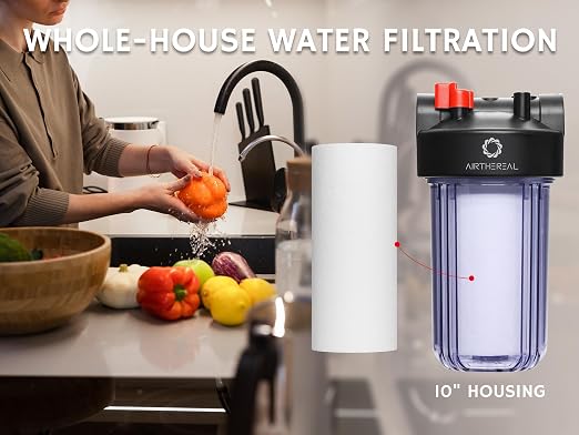 Airthereal Whole House Water Filter Housing, Pre-Filtration System - Image 2