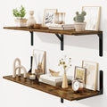 36 Inch Floating Shelves Wall Mounted, 12 Inch Deep Wall Shelves by FunMemories