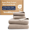 Brooklinen Super-Plush Bath Towel and Hand Towel Set by Brooklinen