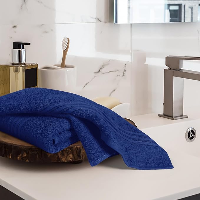BOUTIQUO Ultra Soft Cotton 6 -Piece Hand Towel Set 16x24 Inch, Spa & General - Image 3