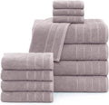 Casa Platino 100% Cotton 12 Piece Bath Towel Set by CasaPlatino