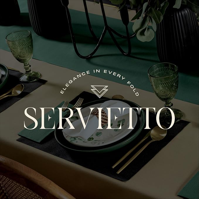 100-Pack Servietto Disposable Linen-Feel Guest Towels - Image 8