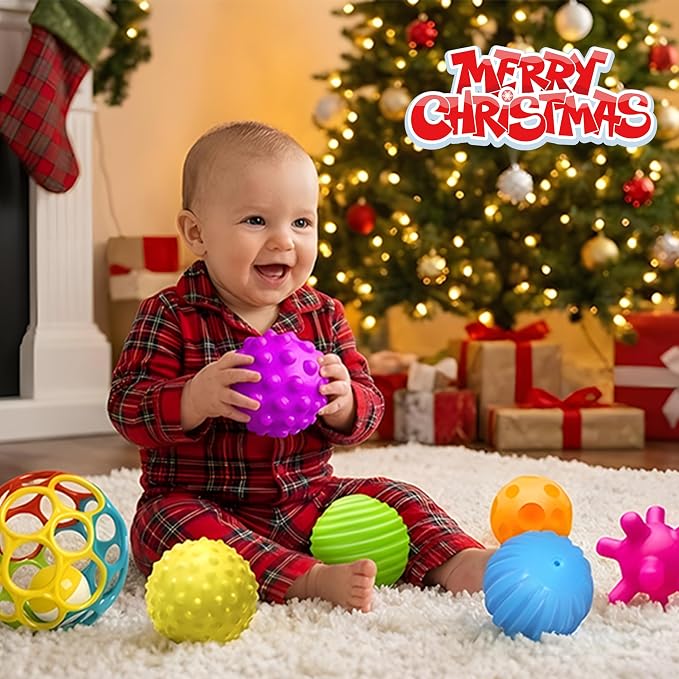 Sensory Balls for Toddlers 1-3, Sensory Baby Toys 6-12 Months, Infant Squeeze - Image 3