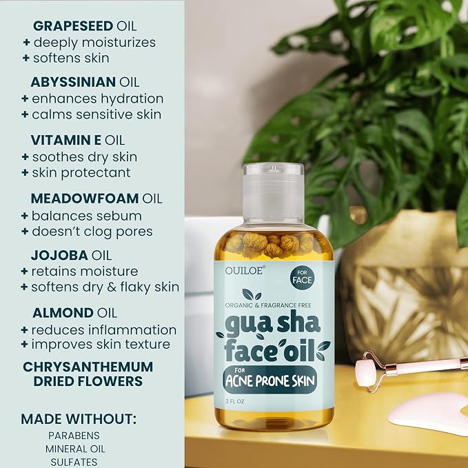 Gua Sha Oil for Acne Prone Skin - Image 8