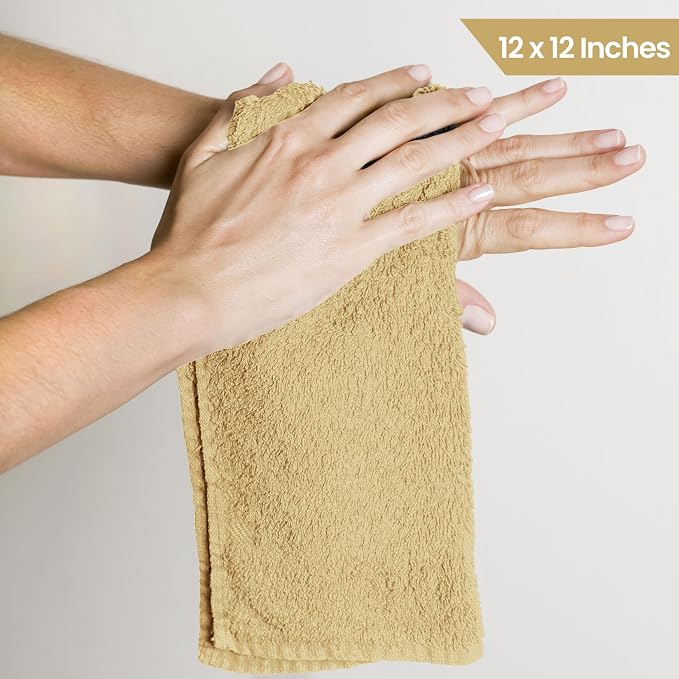 Utopia Towels 12 Pack Cotton Washcloths Set, 100% Ring Spun Cotton, Premium - Image 2