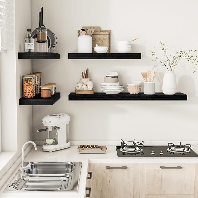 Vivelove 12" Deep Floating Shelves - Image 5