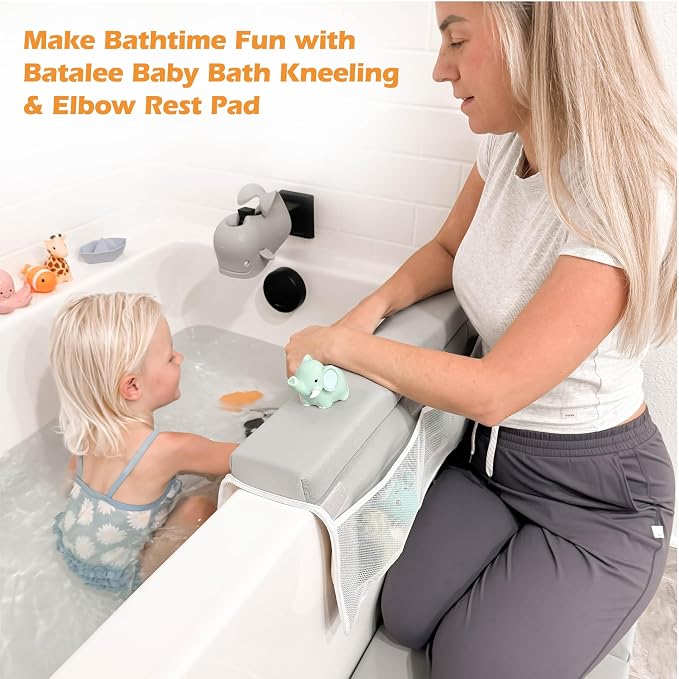 Premium Bath Kneeler, Baby Bath Kneeler and Elbow Rest Pad Set, Kneeling Pad - Image 6