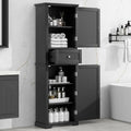 GERRIT 67.3" Tall Linen Cabinet, Modern Freestanding by Unknown