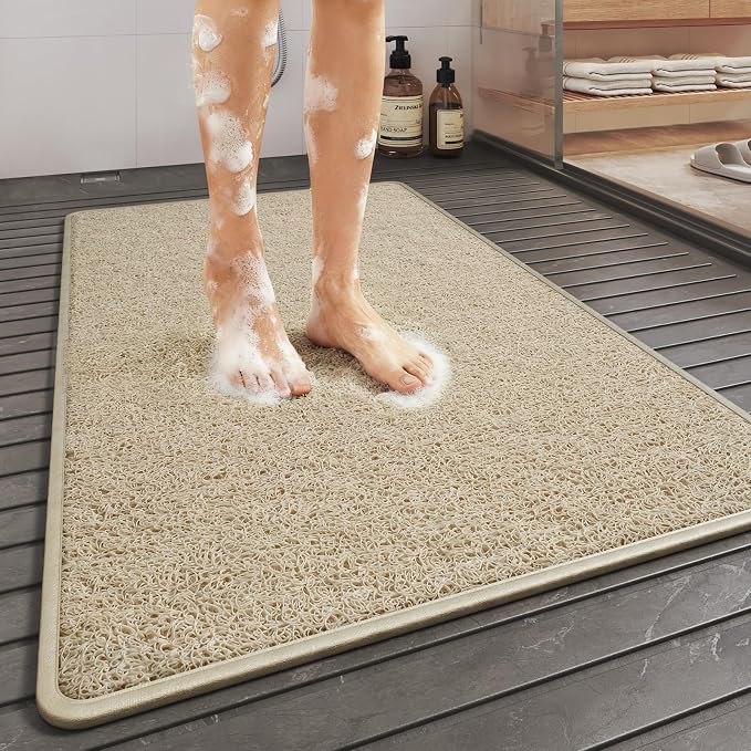 Non Slip Shower Mat Bathtub Mat 16x24 Inch, Quick Dry Bath Mat - Image 2