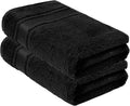 Melissa Linen, 2 Piece, Jet Black Bath Towels, 100% Turkish Cotton Bath Towels by MelissaLinen
