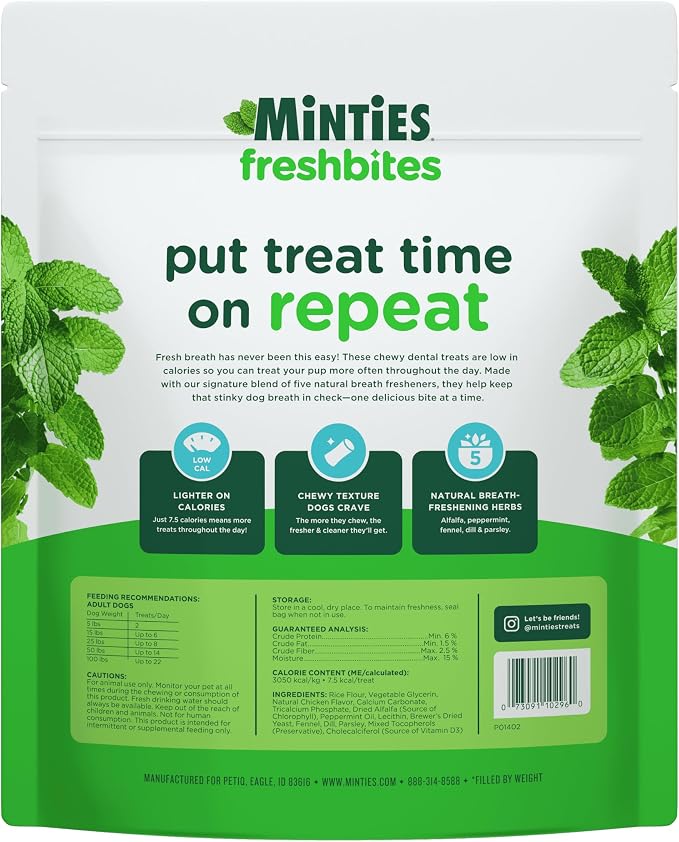 Minties FreshBites Soft and Chewy Dental Treats - Image 10