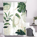 Sage Green Boho Shower Curtain 48Wx72H Small Stall Narrow Modern Abstract Mid by MitpokBrand