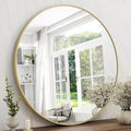 32 Inch Round Bathroom Mirror by EASLY