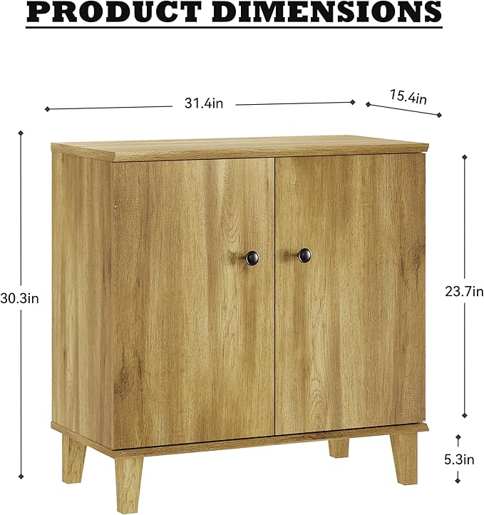 Modern Storage Cabinet Buffet Storage - Image 2