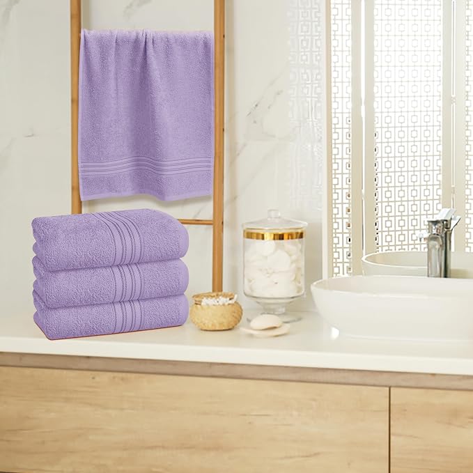 BOUTIQUO Ultra Soft Cotton 6 -Piece Hand Towel Set 16x24 Inch, Spa & General - Image 4