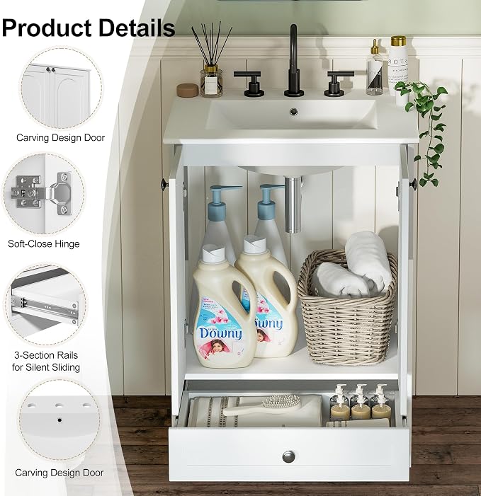 Freestanding Bathroom Vanity - Image 4