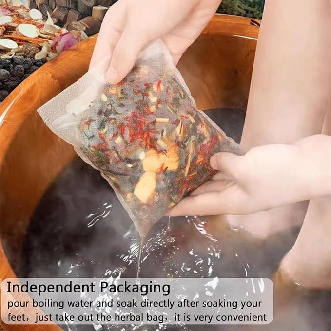 30 PCS Body Detox Foot Soak to Remove Toxins, Lymphatic Drainage Ginger Feet - Image 2