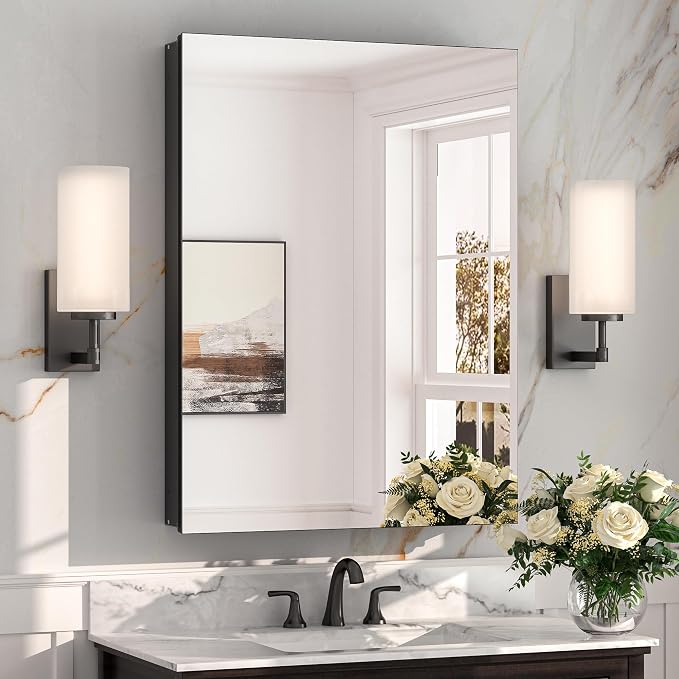 Keonjinn 24 x 32 Inch Medicine Cabinet by Keonjinn